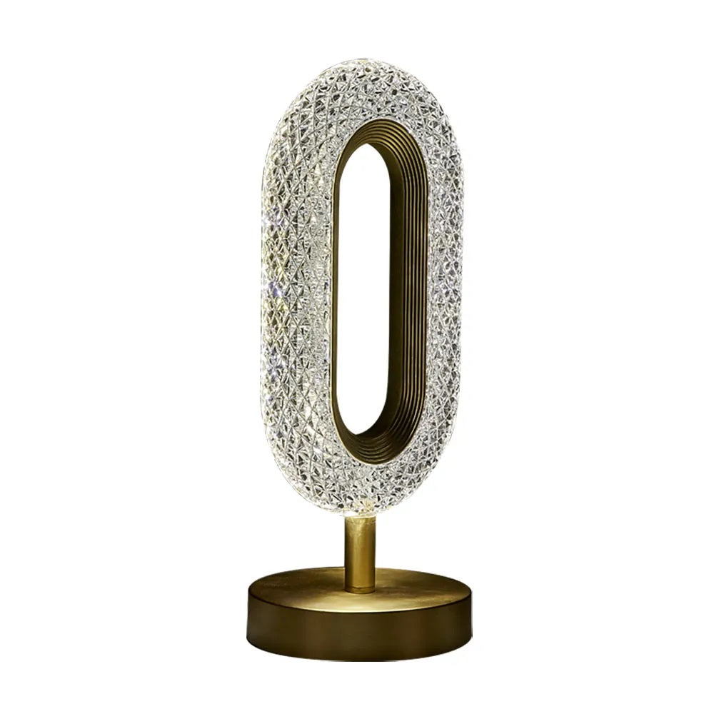 Elegant Ovated Ring LED Table Lamp