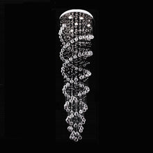Double Spiral Raindrop Chandelier - Spiral Ceiling Light