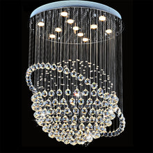 Modern Star Sphere Rain Drop Chandelier With Orbit - details