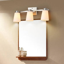 24" Wide Frosted Glass Vanity Light