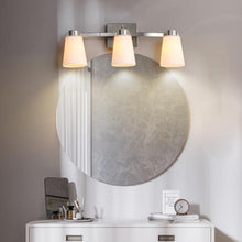 24" Wide Frosted Glass Vanity Light
