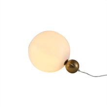 Gold Globe Base White Table Lamp - Details 