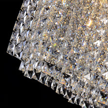 Rectangular Raindrop Crystal Pendant Light - Details
