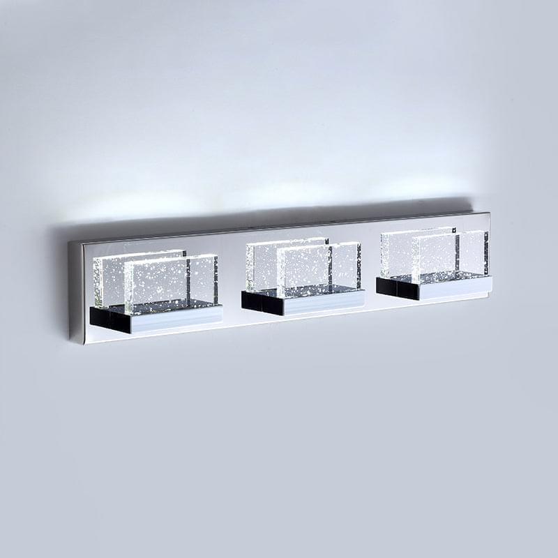 3-Light Chrome LED Modern Vanity Light