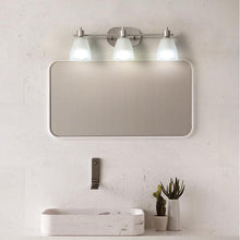 3-Light Frosted Glass Vanity Light