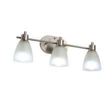 3-Light Frosted Glass Vanity Light