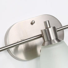 3-Light Frosted Glass Vanity Light