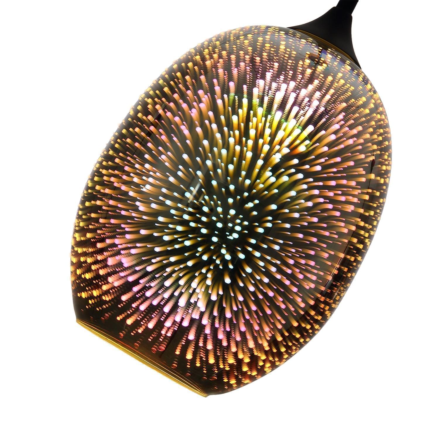 3D Colorful Glass Fireworks ART Pendant Light