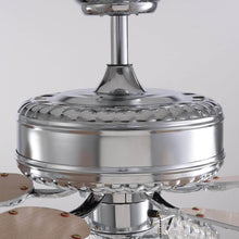3 - Tier Raindrop Crystal Ceiling Fan with Remote Control