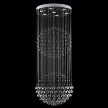 Double Sphere Raindrop Crystal Chandelier