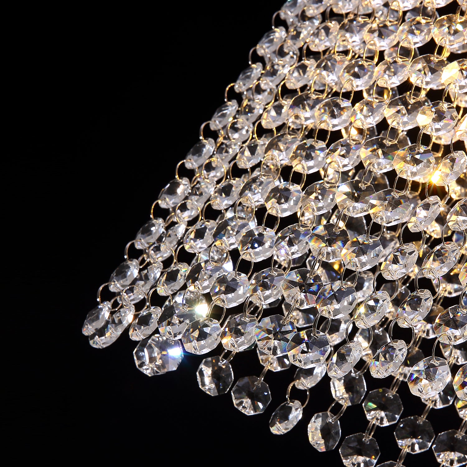 Luxury Wave Raindrop Pendant Lamp Suspension Light - Details