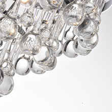 Unique Tiered Crystal Chandelier - Raindrop Crystal Detail