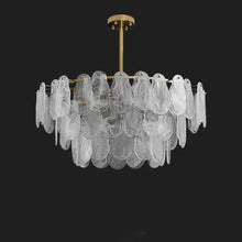 Tiered Cloud Glass Adjustable Chandelier 