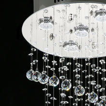Spiral Raindrop Chandelier - Raindrop Crystal Chandelier - Details