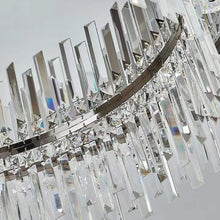 Modern Irregular Crystal Flush Mount Ceiling Light - Crystal Detail | Sofary