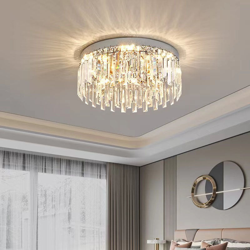 Modern Irregular Crystal Flush Mount Ceiling Light - Living Room| Sofary