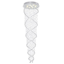 Double Spiral Raindrop Chandelier - Spiral Ceiling Light