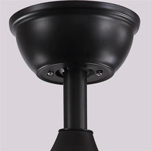5 - Blade Black Metal Crystal Ceiling Fan With Remote Control