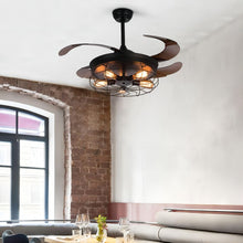 Industrial Ceiling Fan with Retractable Blades-restraunt