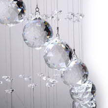 Double Spiral Raindrop Chandelier - Spiral Ceiling Light Details
