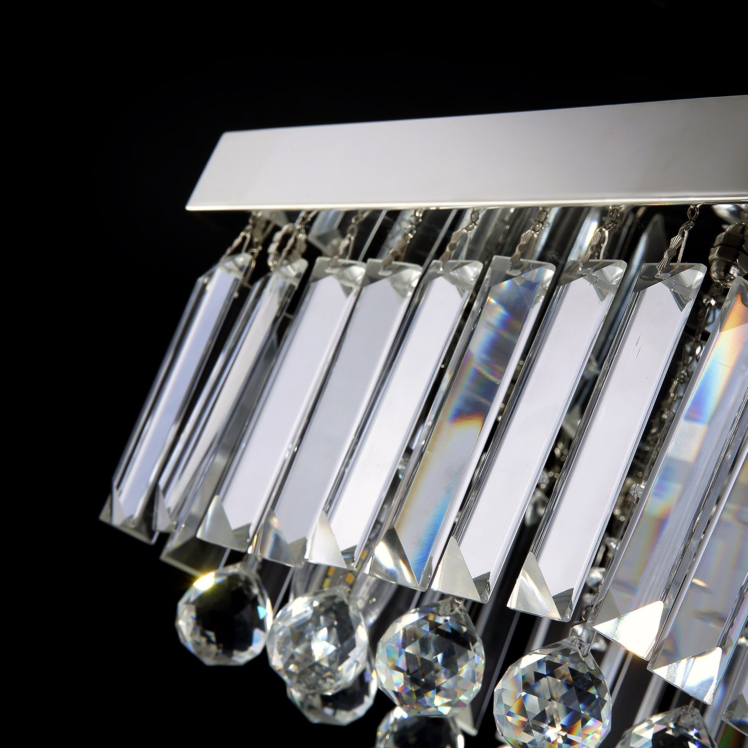 Modern Crystal Raindrop Ceiling Lighting - Details
