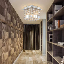 Little Square Hallway Crystal Chandelier - Ceiling Light