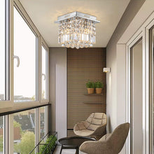 Little Square Hallway Crystal Chandelier - Ceiling Light