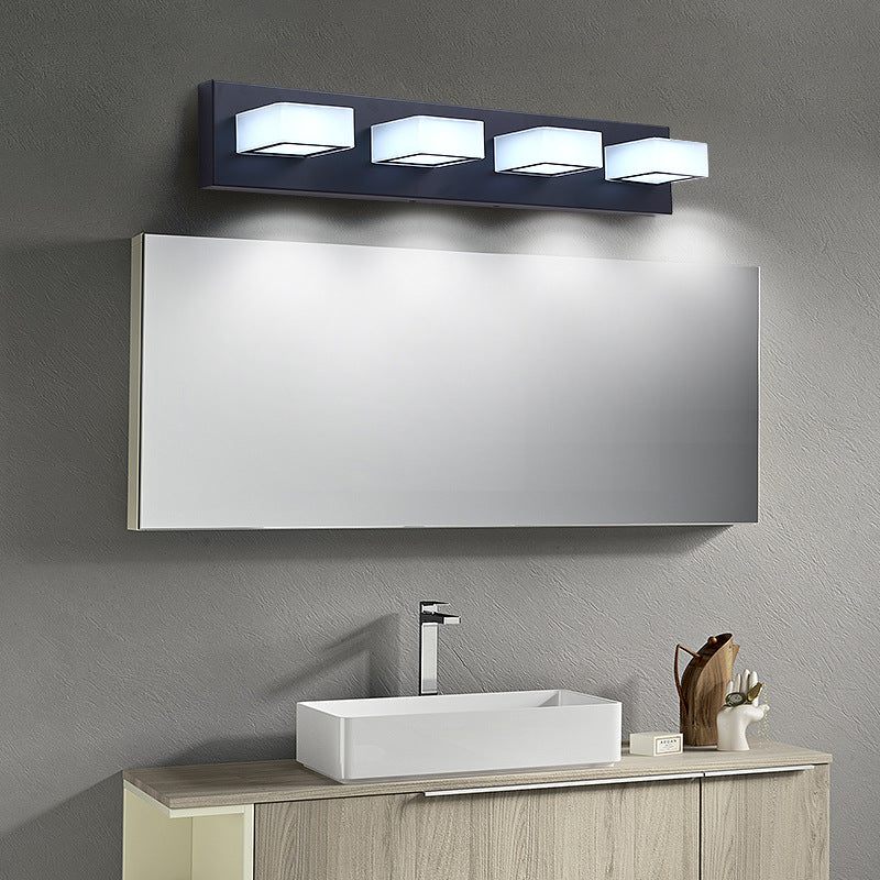 Black LED Modern Vanity Light - Bathroom | Sofary