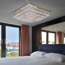 Modern Square Raindrop K9 Crystal Chandelier - Bedroom | Sofary
