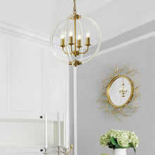 Glass Gold Orb Chandelier - Dining Room | Sofary