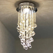 Mini Modern Spiral Style Rain Drop Chandelier