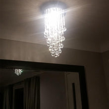 Mini Modern Spiral Style Rain Drop Chandelier 
