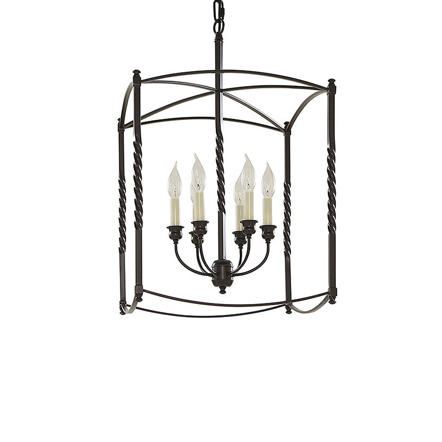 Modern Industry Lantern Geometric Chandelier - Rustic Design | Sofary