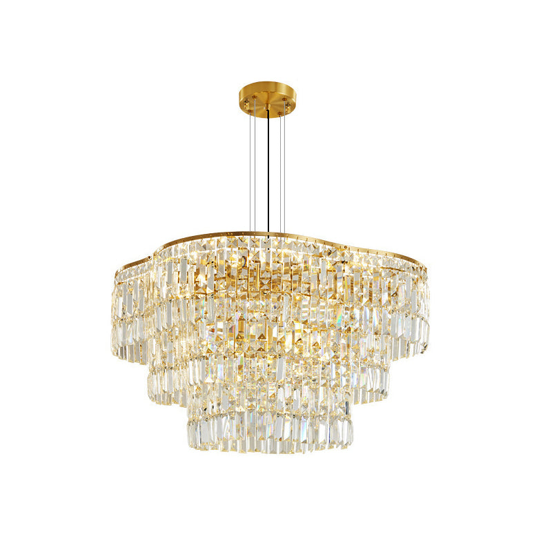 Modern Luxury Gold Crystal  Chandelier | Sofary