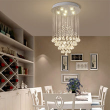 Elegant Raindrop Crystal Ball Chandelier - Dining Table Ceiling Lamp