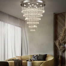 Multi Layer Round Crystal Chandelier Ceiling Lights - Living Room | Sofary