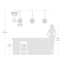 Pine Cone Shape Crystal Chandelier - Dining Room Pendant Light
