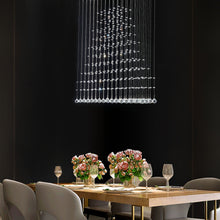 Pyramid Crystal Raindrop Ceiling Light