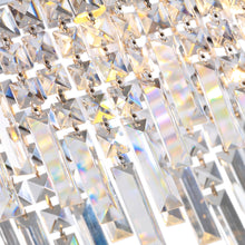 Rectangle Crystal Chandelier Modern Lighting With Linear Design - Details