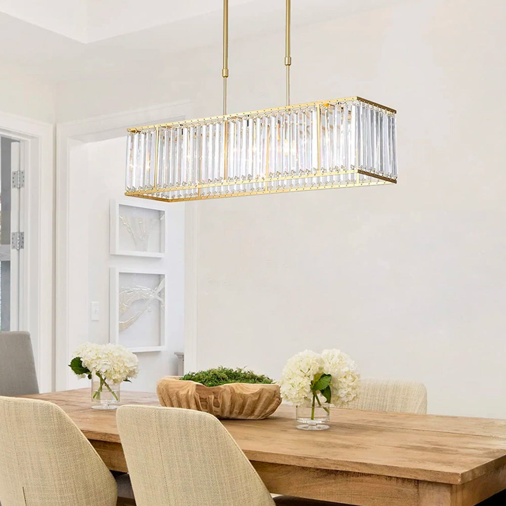 Crystal Light Fixtures Dining Room