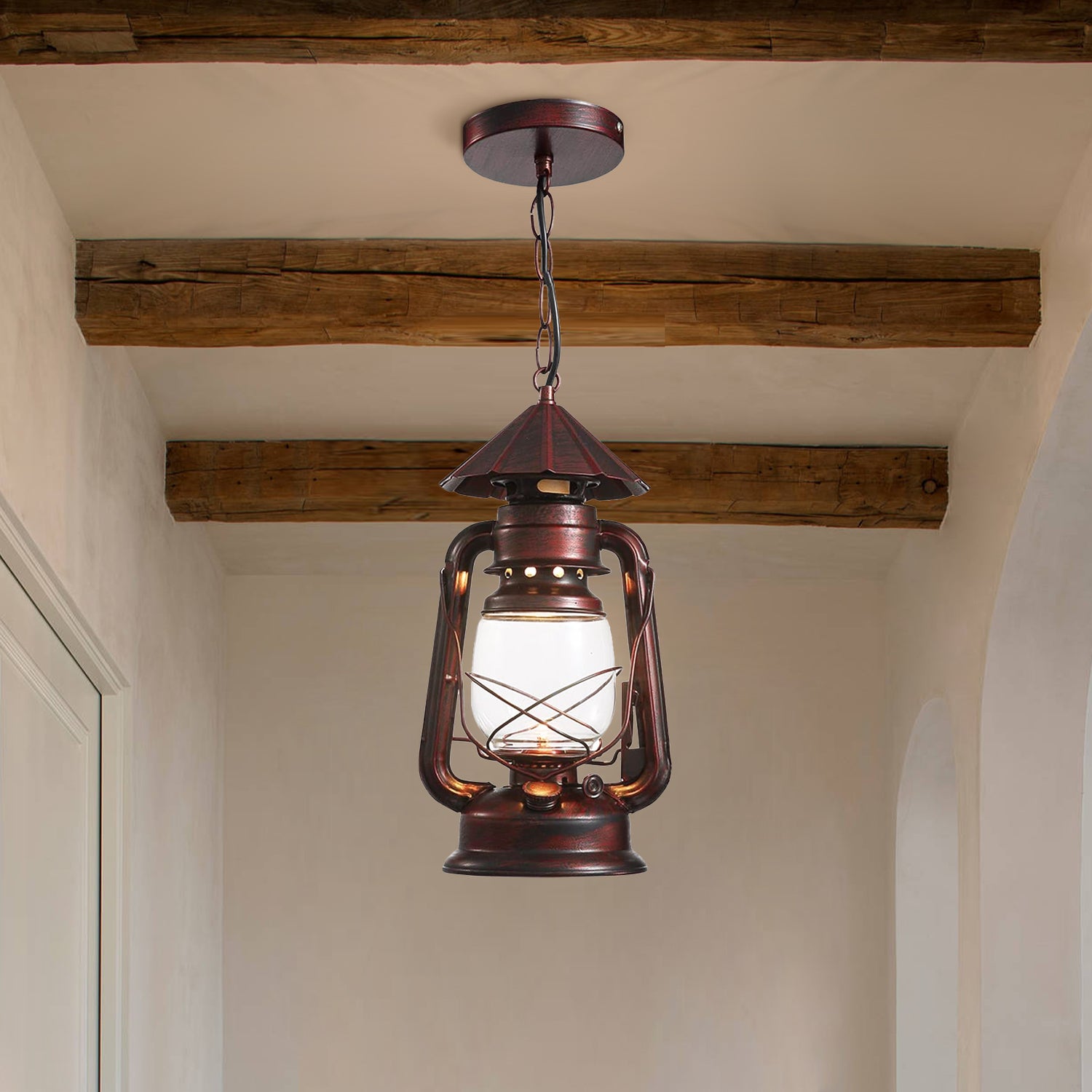 Rustic Lantern Pendant Lighting