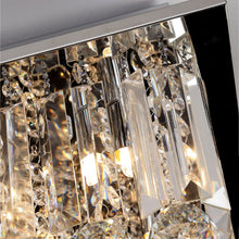 Square Rain Drop Crystal Ceiling Light - Contemporary Lighting Fixture 
